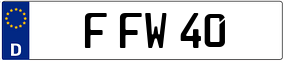 Truck License Plate